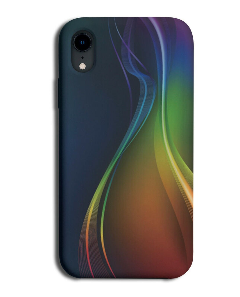 Colourful Light Streaks Phone Case Cover Streaky Lines Beams Waves Wavy K194