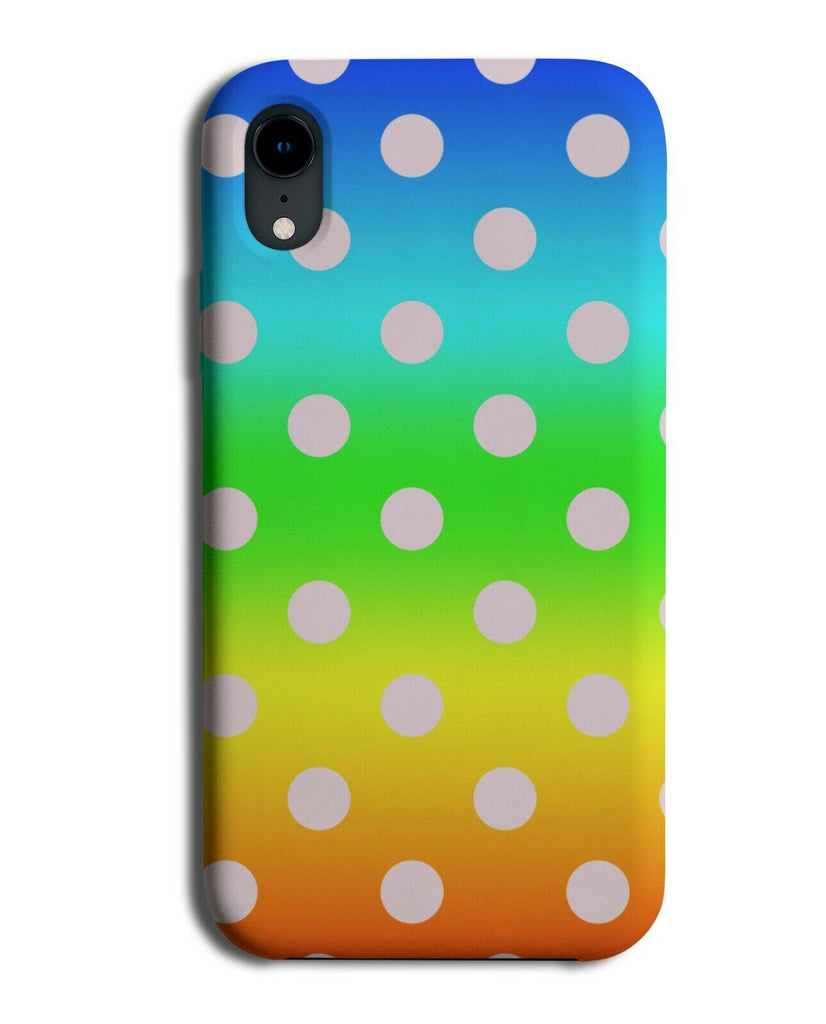 Multicoloured and White Polka Dot Phone Case Cover Dots Multicolour Kids i464