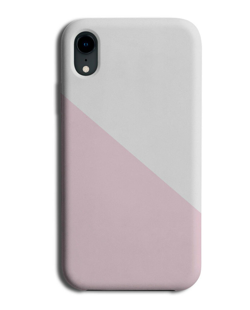 White and Baby Pink Colour Phone Case Cover Colours Girls Light Pale i359