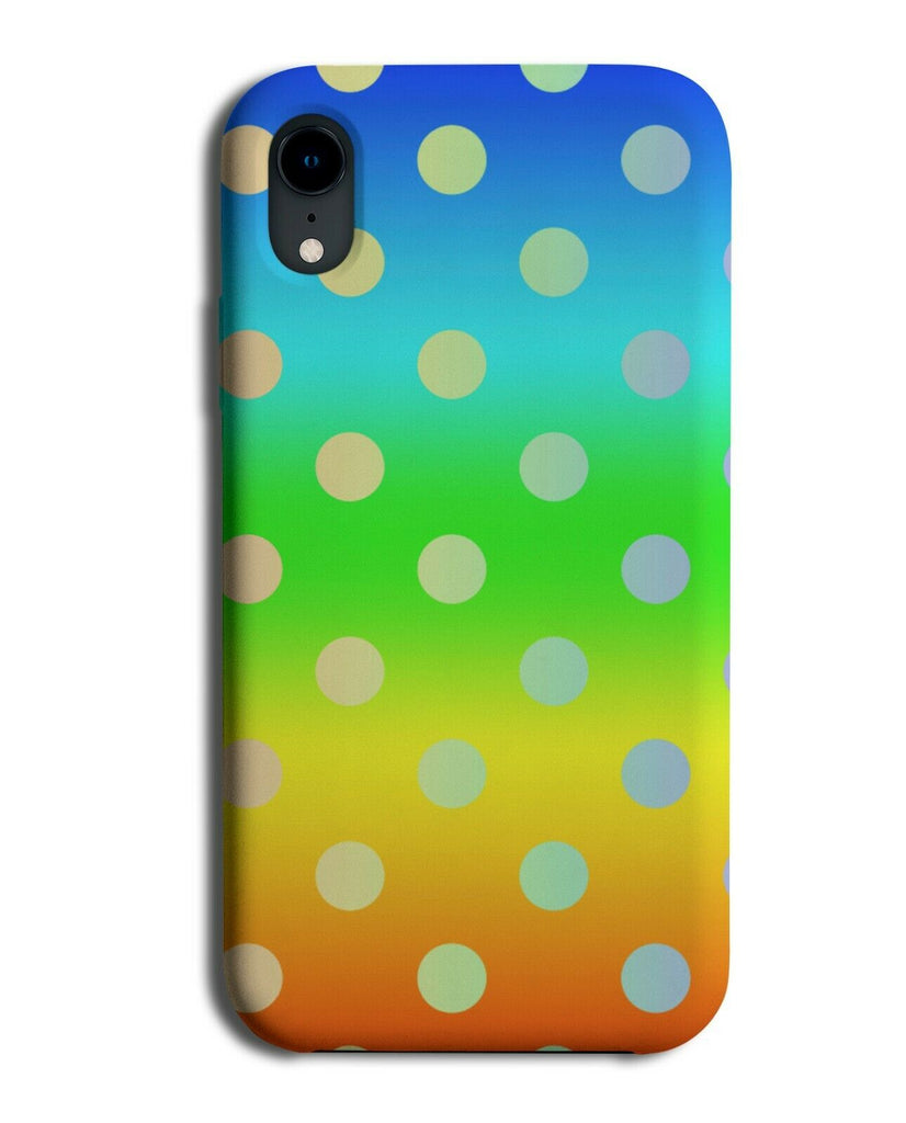 Multicoloured and Rainbow Polka Dot Phone Case Cover Dots Multicolour i468