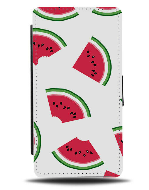 Funny Watermelon Slices Flip Wallet Case Water Melon Melons Retro E787