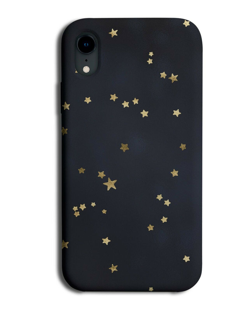 Black and Small Gold Stars Phone Case Cover Space Stylish Tiny Shapes Shape G830