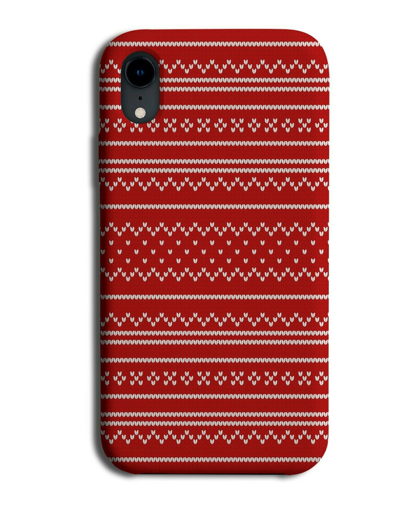Christmas Jumper Patterning Phone Case Cover Stitches Dots Shapes Lines H842