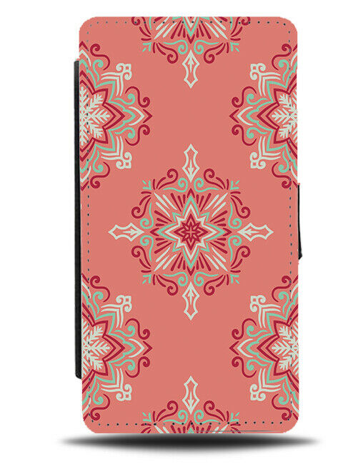 Pink Girly Christmas Jumper Design Flip Wallet Case Pattern Girls Horrible H819