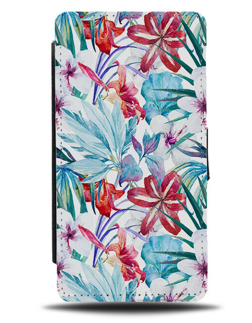 Exotic Floral Shapes Flip Wallet Case Shape Flowers Florally Flowery G998