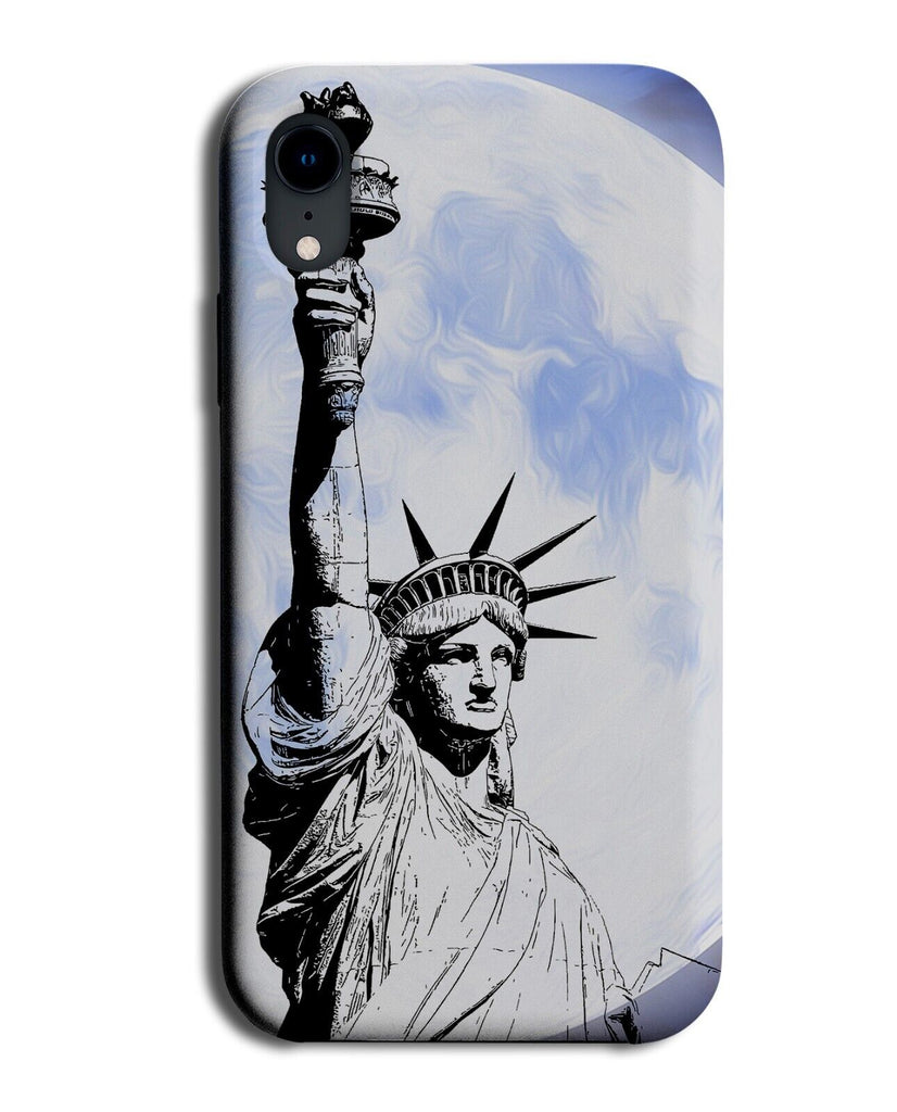 Statue Of Liberty In The Moon Light Phone Case Cover Full USA NewYork York CQ65