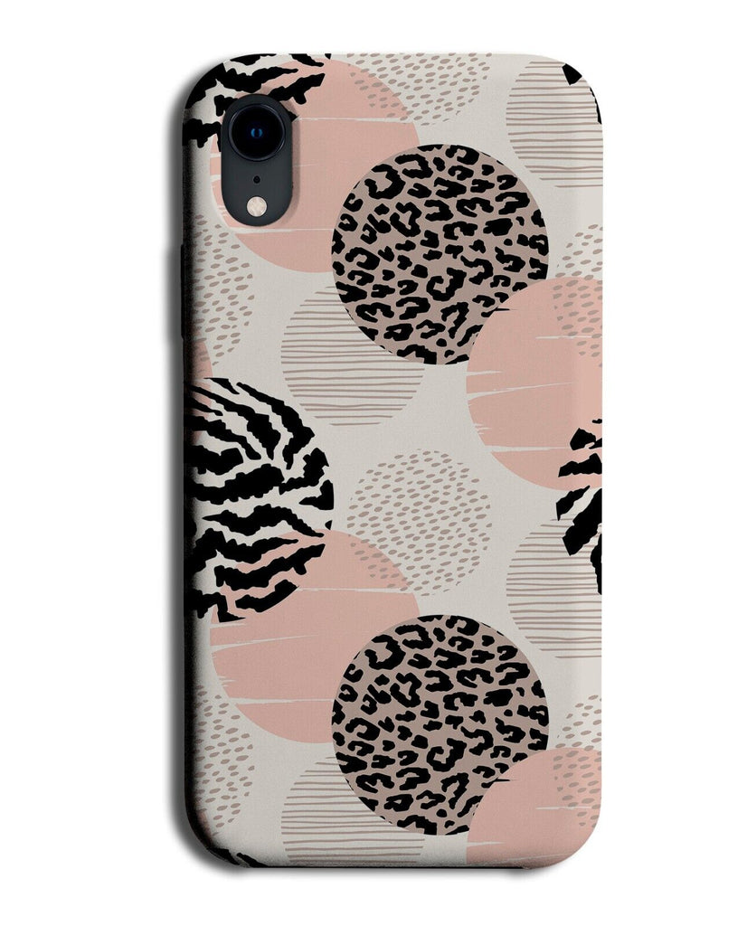 Zebra Print and Leopard Spots Polka Dot Phone Case Cover Mixed Safari Q454B