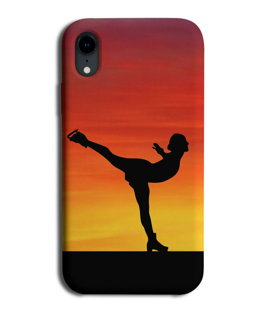 Ice Skating Phone Case Cover Skates Skater Figure Gift Sunrise Sunset i762