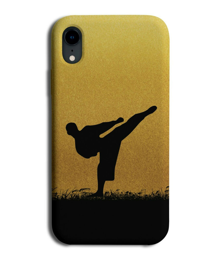 Karate Phone Case Cover Jujutsu Kickboxing Kick Boxing Thai Gold Golden i597