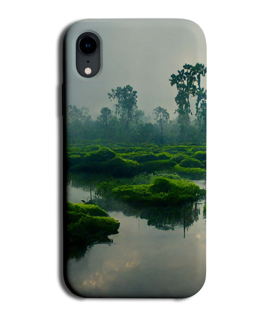 Swamp Lake Phone Case Cover Swamps River Moss Plants Picture Photo Forrest BI37