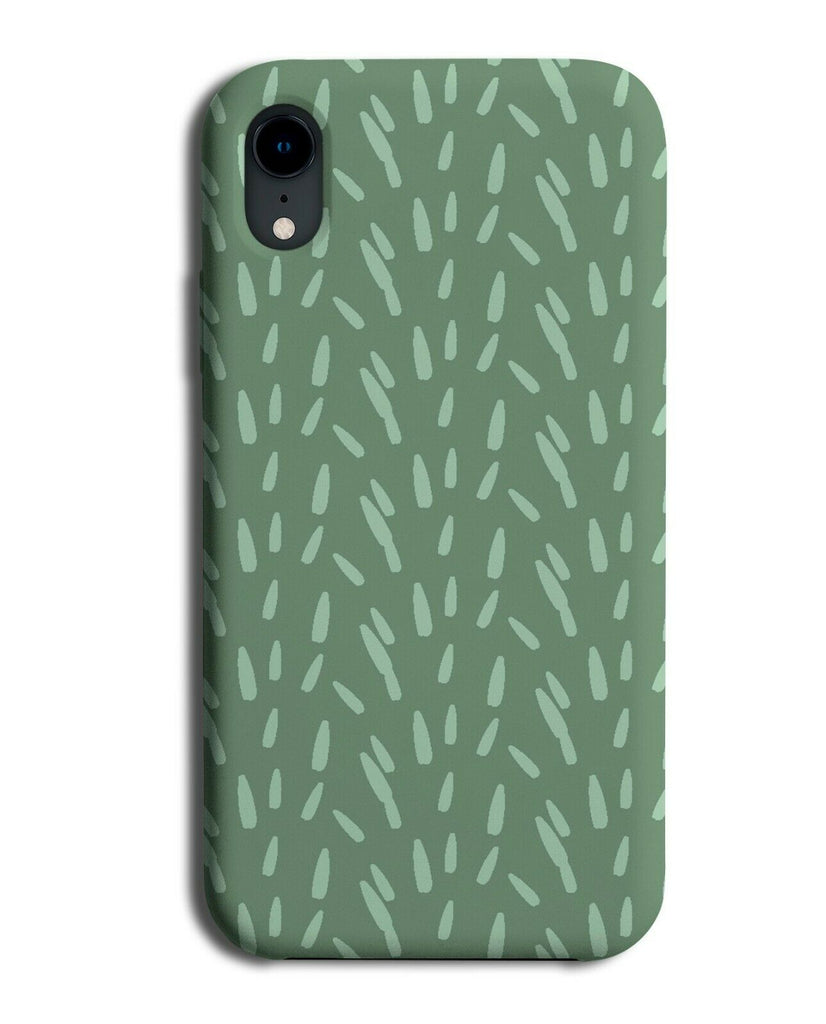 Green Cactus Spikes Print Phone Case Cover Illusion Pricks Prickles Print E948
