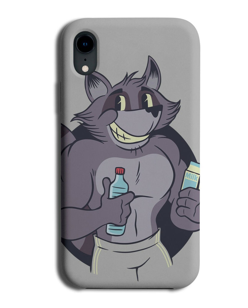 Muscular Raccoon Phone Case Cover Muscles Bodybuilder Gym Fitness K939