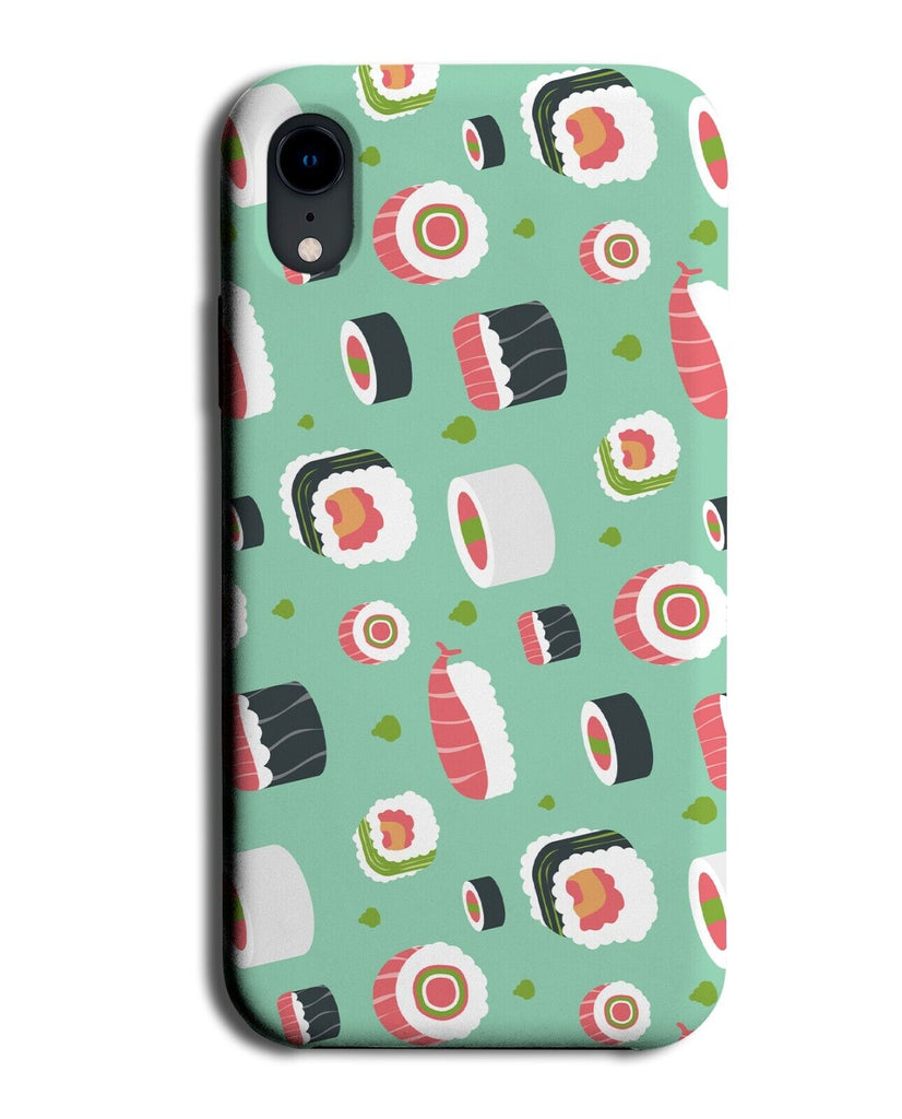 Sushi Phone Case Cover Sushis Pattern Japanese Food Uranagi Roll Rolls N616