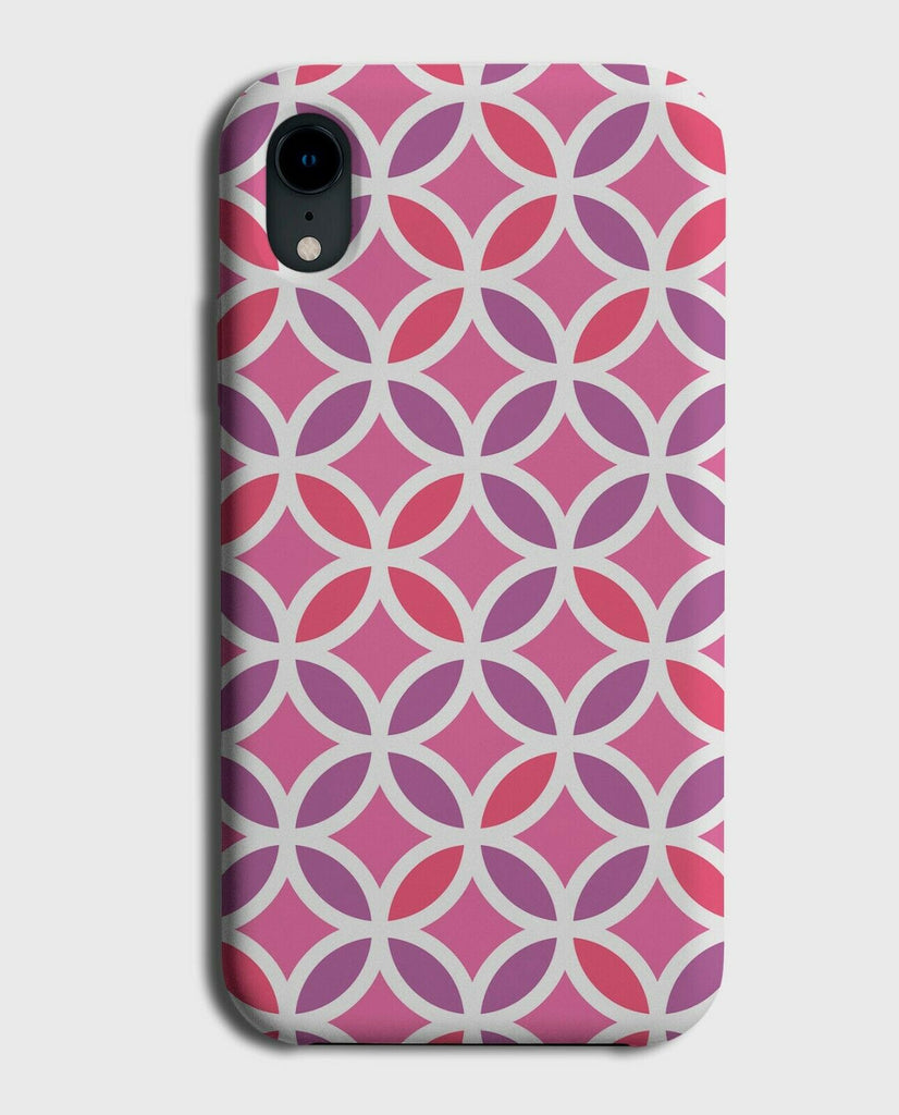 Stylish Girls Geometric Phone Case Cover Purple Pink Red Colours Girl Girly G477