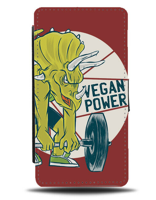 Vegan Power Phone Cover Case Gym Weightlifting Plant Based Diet Fitness J261
