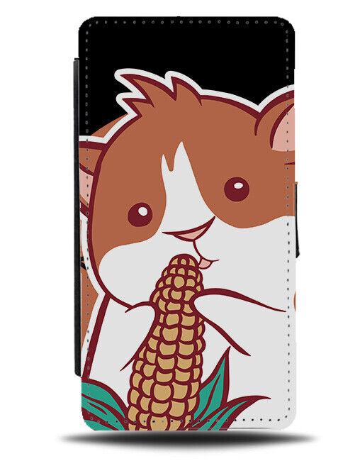 Funny Hamster Eating Corn On The Cob Flip Wallet Case Hamsters Sweetcorn J485