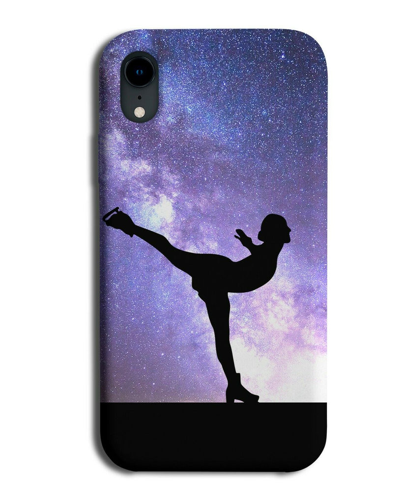Ice Skating Phone Case Cover Skates Skater Figure Gift Present Galaxy Moon i741