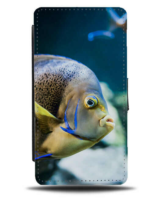 Fish Lips Flip Wallet Case Fishes Face Funny Eye Eyes Marine Underwater Sea H243