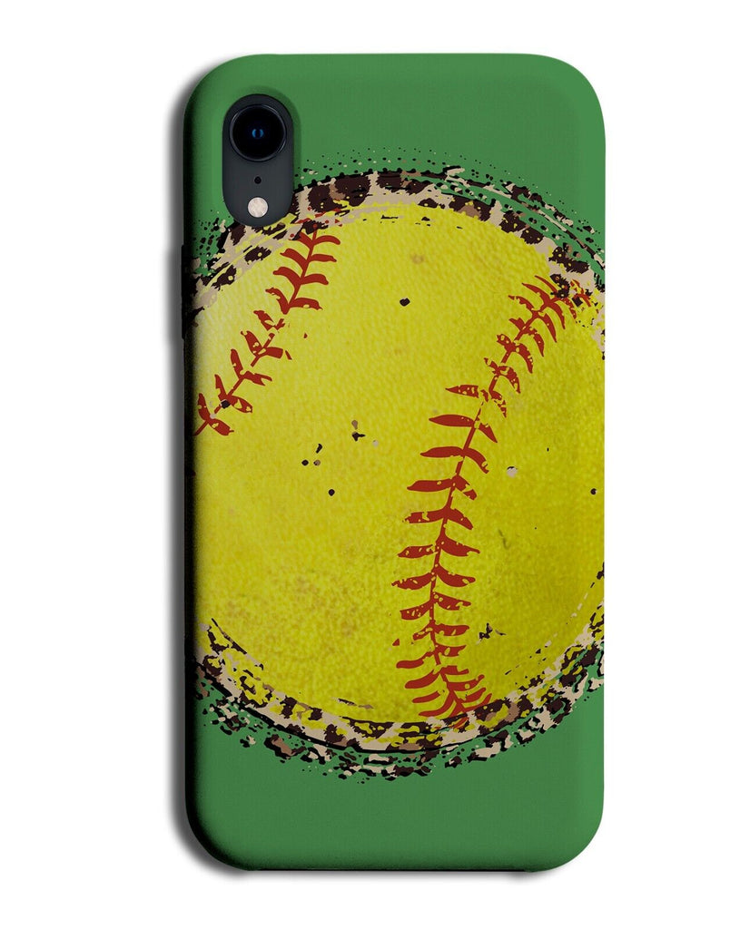 Yellow Softball Ball Phone Case Cover Soft Balls Design Sport Baseball LP73