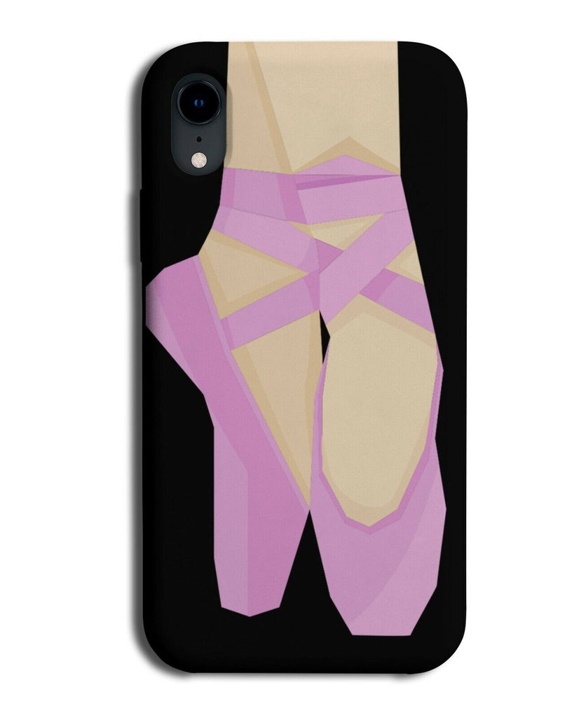 Pink Ballet Shoes Phone Case Cover Cartoon Picture Coloured Ballerina Shoe J001