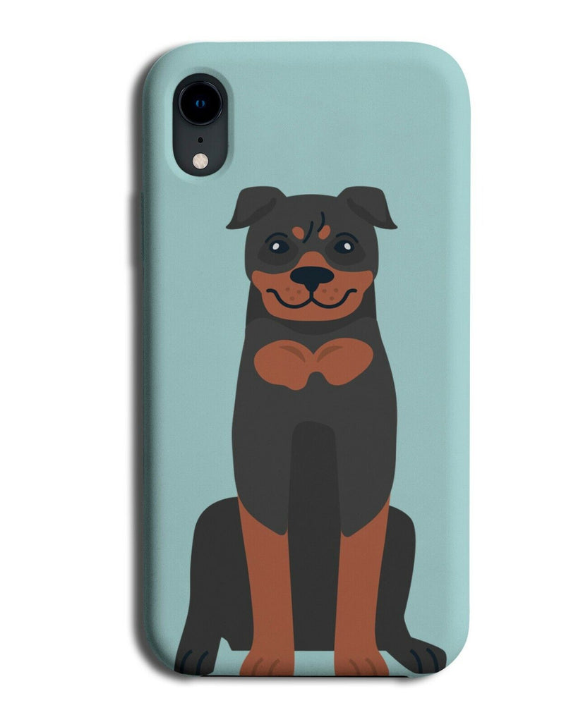 Childrens Rottweiler Cartoon Phone Case Cover Rottweilers Dog Dogs Kids K232