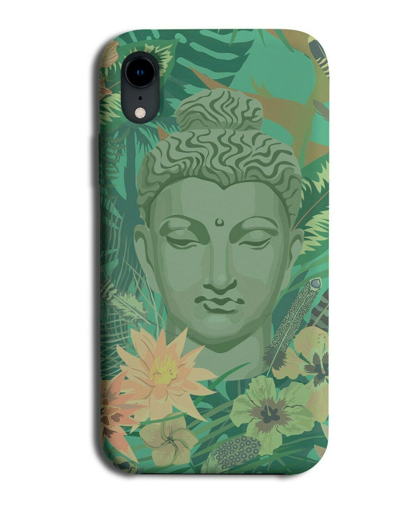 Green Misted Buddha Face Phone Case Cover Buddhas Mist Jungle Wild Hawaiian H299