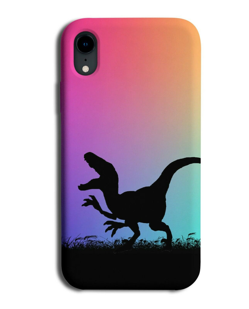 Dinosaur Silhouette Phone Case Cover Dinosaurs Multicolour Multicoloured I050