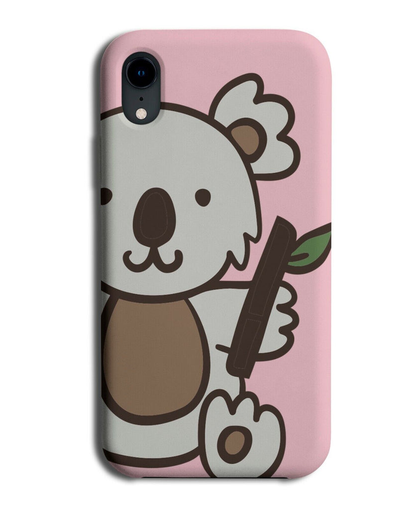 Childrens Pink Koala Phone Case Cover Coloured Kids Bear Cartoon Kiddies J668