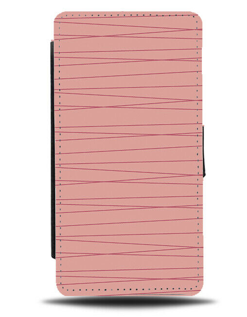 Pink Scratches On Flip Wallet Case Scratched Scratch Light Colour Lines E956