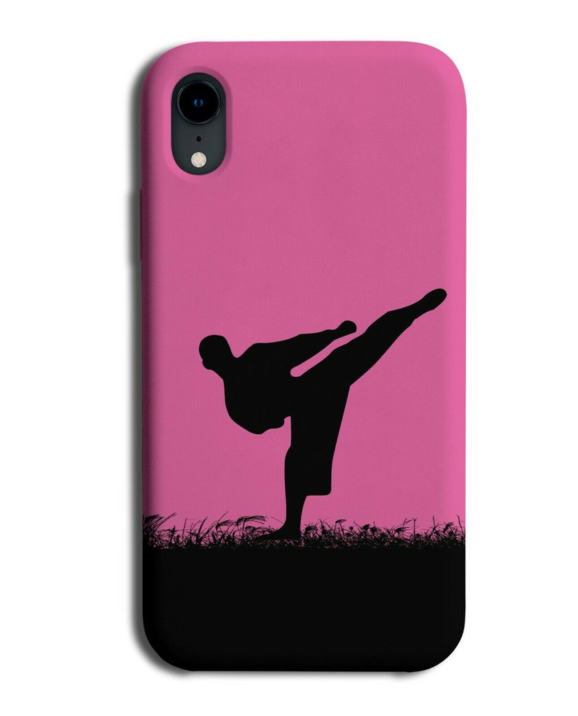 Karate Phone Case Cover Jujutsi Kickboxing Kick Boxing Thai Hot Pink Colour i617