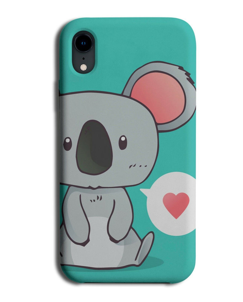 Loved Up Koala Phone Case Cover Romantic Romance Koalas Bear Bears Cartoon J676