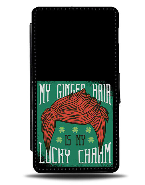 Funny Ginger Hair Quote Flip Wallet Case Phrase Saying Gift Present Haired J592
