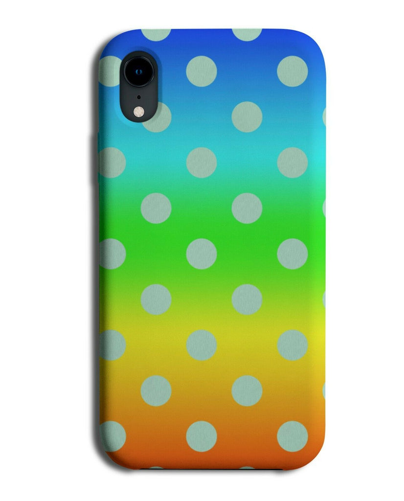 Multicoloured and Mint Green Polka Dot Phone Case Cover Dots Multicolour i469