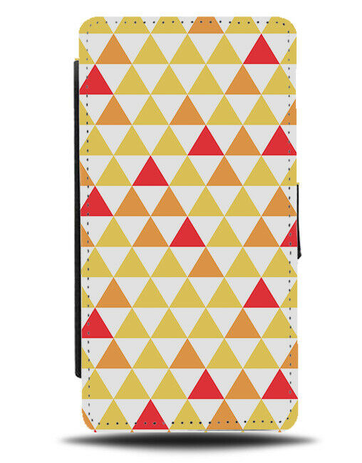 Novelty Geometric Shapes Chequers Flip Wallet Case Chequered Funky G538
