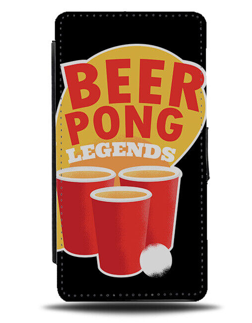 Beer Pong Legends Flip Wallet Case Game Cups Drinking Games Gift Present J022