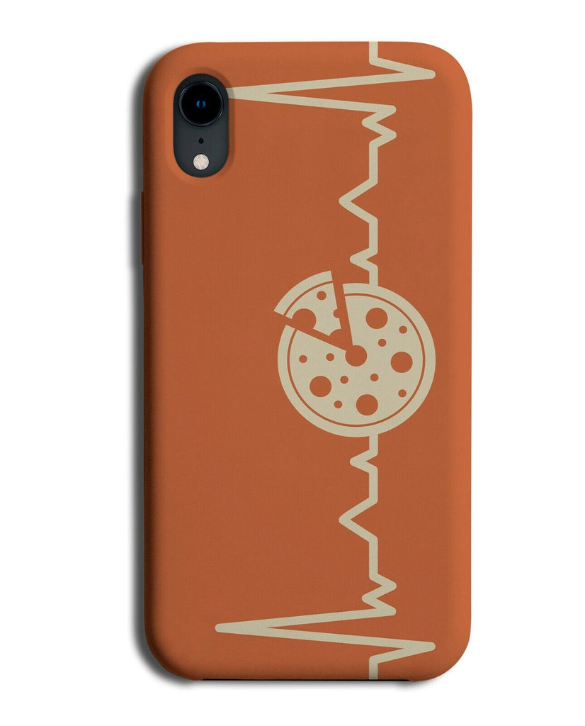 Pizza Heartbeat Pulse Line Phone Case Cover Silhouette Heart Beat Pizzas K071