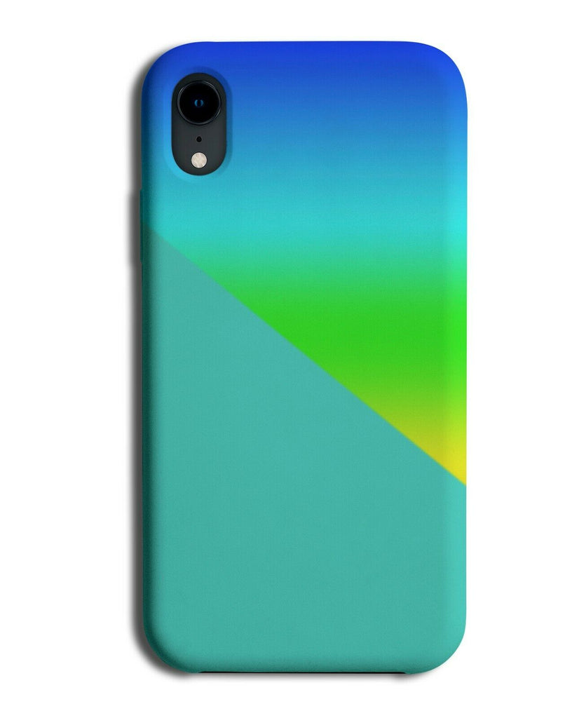 Multicoloured And Turquoise Green Phone Case Cover Multicolour Colours Dark i409