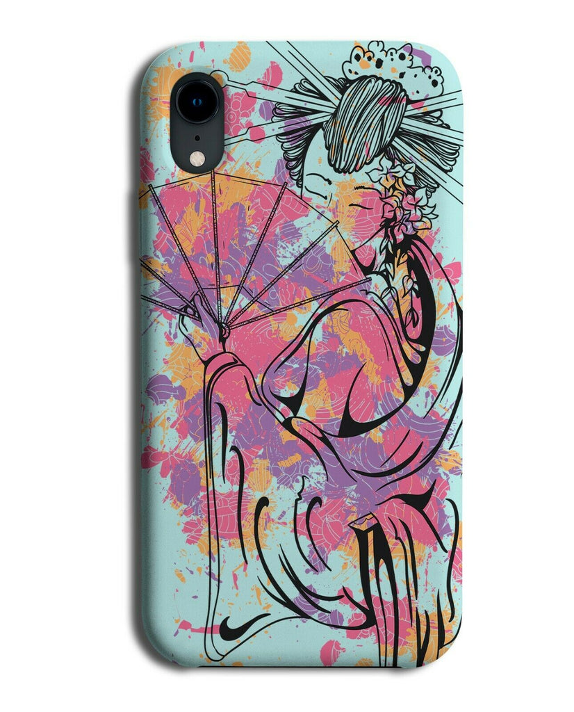 Japanese Woman Phone Case Cover Girl Pin Up Japan Oriental Vintage Painting e146