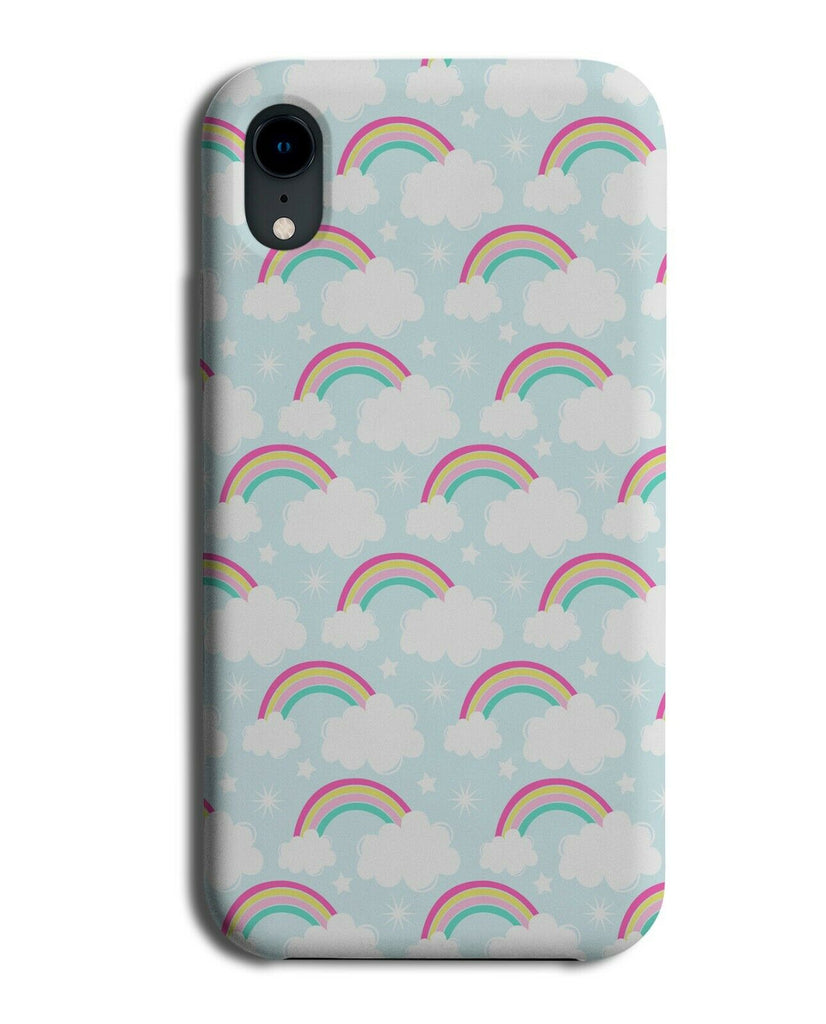 Cartoon Cloud Rainbow Phone Case Cover Rainbows Clouds Colourful Picture G258