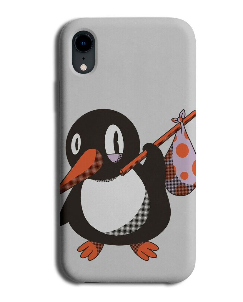 Penguin Carrying Bag Phone Case Cover Carry Bags Penguins Cute Gift Present J973
