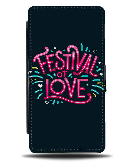 Festive Of Love Flip Wallet Case Diwali Lights Gift Present J577