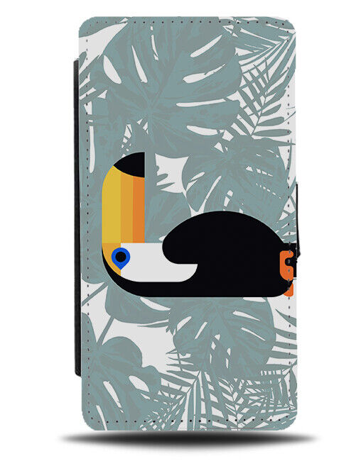 Cartoon Jungle Toucan Flip Wallet Case Bird Birds Toucans Amazon K899