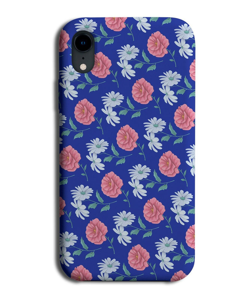 Cartoon Floral Pattern Phone Case Cover Design Flowers Leave Vintage K844