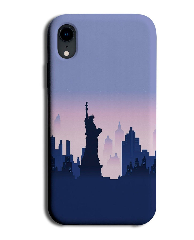 Statue Of Liberty Silhouette Phone Case Cover Liberty's Outline Shape NY BR74
