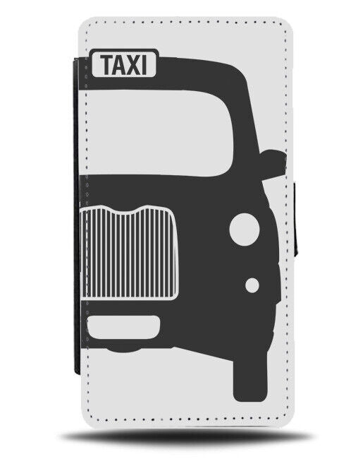 Black Cab Silhouette Flip Wallet Case Cabs Outline Taxi Gift Present Cabbie K359
