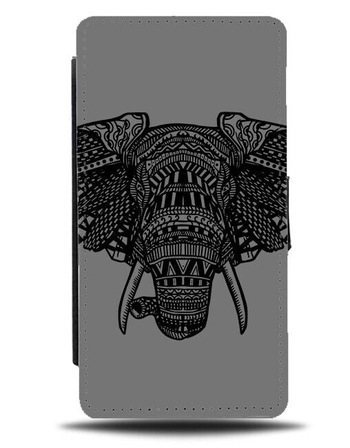 Henna Elephant Design Phone Cover Case Tattoo Print Pattern Lines Face J304