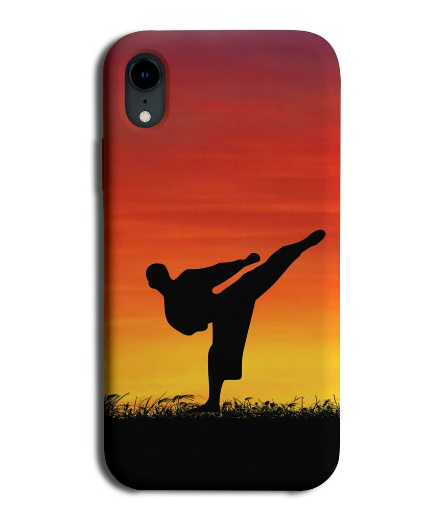 Karate Phone Case Cover Jujutsi Kickboxing Kick Boxing Thai Sunrise Sunset i764