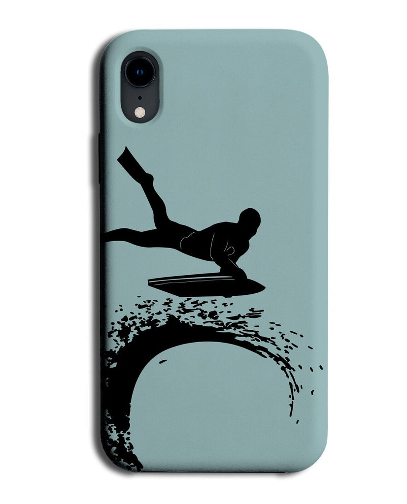 Surfing On The Wave On A Bodyboard Phone Case Cover Bodyboarding Surfer Q551C
