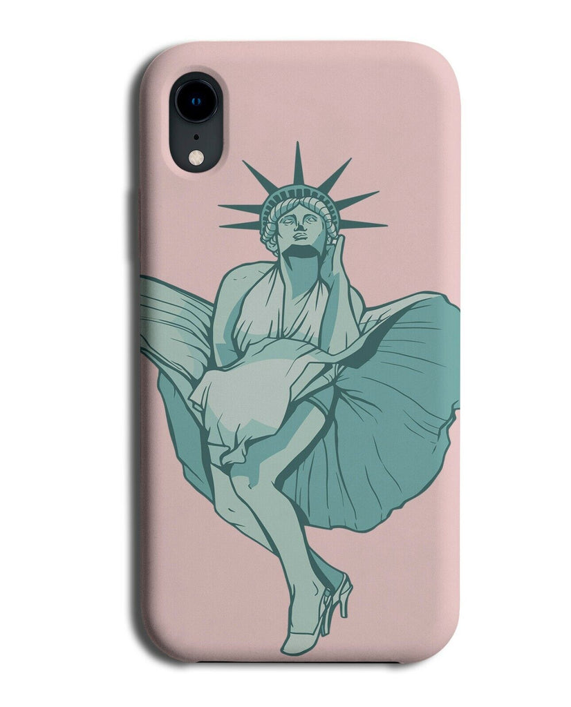 Marilyn Monroe Statue Of The Liberty Phone Case Cover Blown Up Dress Skirt K383