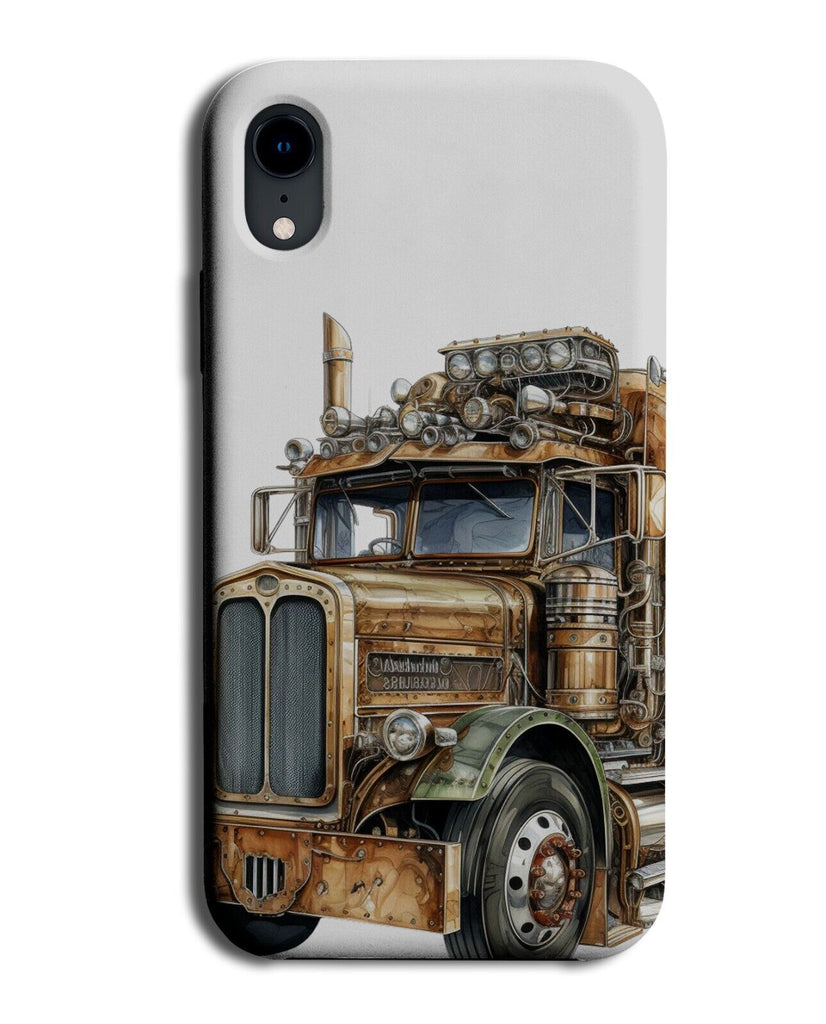 Steam Punk Semi Truck Phone Case Cover Semitruck Steampunk Car Lorry Theme DG05